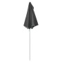 Sombrilla de jardín semicircular palo 300x150 cm gris antracita de vidaXL, Sombrillas - Ref: Foro24-315561, Precio: 27,10 €, ...