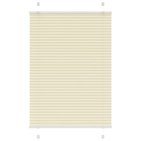 Estor Plisado crema 95x150 cm Tela Ancho 94,4 cm Poliéster by , Blinds and blinds - Ref: Foro24-4015295, Price: 18,63 €, Disc...