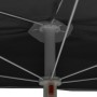 Semicircular garden umbrella with pole 300x150 cm anthracite gray by vidaXL, Umbrellas - Ref: Foro24-315561, Price: 27,10 €, ...