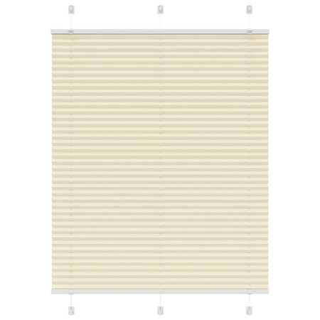 Estor Plisado crema 110x100 cm Tela Ancho 109,4 cm Poliéster by , Blinds and blinds - Ref: Foro24-4015281, Price: 19,05 €, Di...