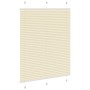 Estor Plisado crema 110x100 cm Tela Ancho 109,4 cm Poliéster by , Blinds and blinds - Ref: Foro24-4015281, Price: 19,05 €, Di...