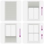 Estor Plisado gris claro 115x200 cm Tela Ancho 114,4 cm by , Blinds and blinds - Ref: Foro24-4015367, Price: 22,93 €, Discoun...