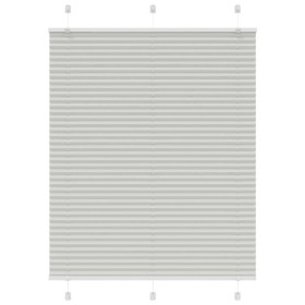 Estor Plisado gris claro 105x100 cm Tela Ancho 104,4 cm de , Persianas y estores - Ref: Foro24-4015331, Precio: 18,76 €, Desc...