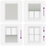 Estor Plisado gris claro 105x100 cm Tela Ancho 104,4 cm de , Persianas y estores - Ref: Foro24-4015331, Precio: 17,29 €, Desc...