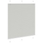 Estor Plisado gris claro 115x100 cm Tela Ancho 114,4 cm de , Persianas y estores - Ref: Foro24-4015333, Precio: 17,79 €, Desc...
