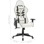 Schwarz-weißer Gaming-Stuhl aus Kunstleder von vidaXL, Gaming-Stühle - Ref: Foro24-20535, Preis: 187,73 €, Rabatt: %