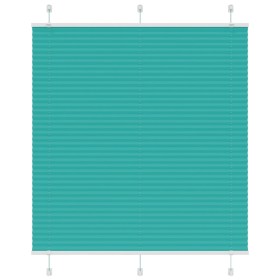 Estor Plisado verde petróleo 115x100 cm Tela Ancho 114,4 cm von , Jalousien und Jalousien - Ref: Foro24-4015384, Preis: 21,08...