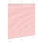 Estor Plisado rosa 115x100 cm Tela Ancho 114,4 cm Poliéster de , Persianas y estores - Ref: Foro24-4015435, Precio: 19,29 €, ...