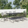 9-piece black PVC rattan garden dining set by vidaXL, Garden sets - Ref: Foro24-3060272, Price: 634,08 €, Discount: %