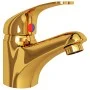 Grifo mezclador de lavabo dorado 13x10 cm de vidaXL, Grifos - Ref: Foro24-149081, Precio: 28,63 €, Descuento: %