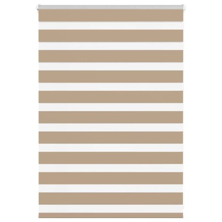 Estor cebra marrón arena tejido ancho 90,9 cm poliéster by , Blinds and blinds - Ref: Foro24-4014520, Price: 24,64 €, Discoun...
