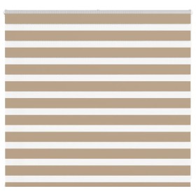 Estor cebra marrón arena tejido ancho 160,9 cm poliéster by , Blinds and blinds - Ref: Foro24-4014534, Price: 33,89 €, Discou...