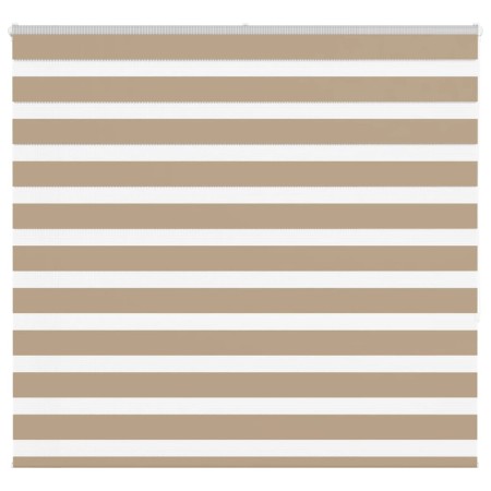 Estor cebra marrón arena tejido ancho 160,9 cm poliéster by , Blinds and blinds - Ref: Foro24-4014560, Price: 37,66 €, Discou...