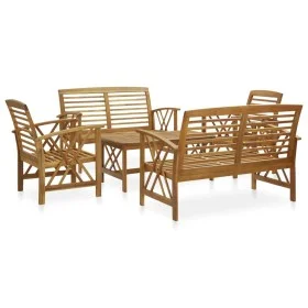 5-piece solid acacia wood garden furniture set by vidaXL, Garden sets - Ref: Foro24-3057985, Price: 442,30 €, Discount: %