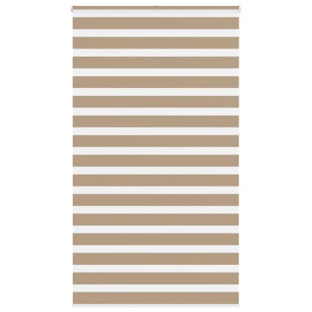 Estor cebra marrón arena tejido ancho 125,9 cm poliéster by , Blinds and blinds - Ref: Foro24-4014605, Price: 37,03 €, Discou...