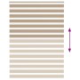 Estor cebra marrón arena tejido ancho 155,9 cm poliéster by , Blinds and blinds - Ref: Foro24-4014611, Price: 39,37 €, Discou...