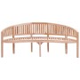 Bananenbank aus massivem Teakholz, 200 cm von vidaXL, Gartenbänke - Ref: Foro24-310495, Preis: 323,93 €, Rabatt: %