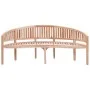 Bananenbank aus massivem Teakholz, 200 cm von vidaXL, Gartenbänke - Ref: Foro24-310495, Preis: 317,32 €, Rabatt: %