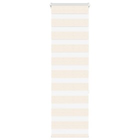 Estor cebra beige mármol tejido ancho 35,9 cm poliéster