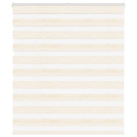 Estor cebra beige mármol tejido ancho 120,9 cm poliéster de , Persianas y estores - Ref: Foro24-4014630, Precio: 23,14 €, Des...