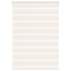 Estor cebra beige mármol tejido ancho 95,9 cm poliéster by , Blinds and blinds - Ref: Foro24-4014651, Price: 30,72 €, Discoun...