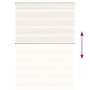 Estor cebra beige mármol tejido ancho 105,9 cm poliéster