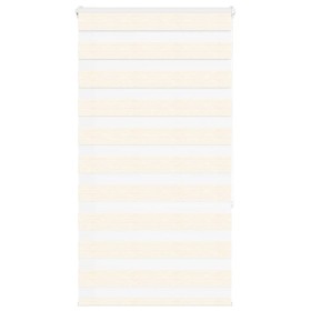 Estor cebra beige mármol tejido ancho 75,9 cm poliéster