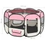 Foldable dog playpen and pink transport bag 110x110x58cm by vidaXL, Dog kennels and fences - Ref: Foro24-171010, Price: 51,40...