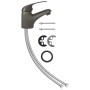 Gray sink mixer tap 13x10 cm by vidaXL, Faucets - Ref: Foro24-149082, Price: 25,24 €, Discount: %