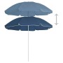 Gartenschirm mit blauem Stahlmast 180 cm von vidaXL, Sonnenschirme - Ref: Foro24-315541, Preis: 21,73 €, Rabatt: %