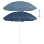 Gartenschirm mit blauem Stahlmast 180 cm von vidaXL, Sonnenschirme - Ref: Foro24-315541, Preis: 21,27 €, Rabatt: %
