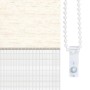 Estor cebra beige mármol tejido ancho 135,9 cm poliéster von , Jalousien und Jalousien - Ref: Foro24-4014685, Preis: 34,63 €,...