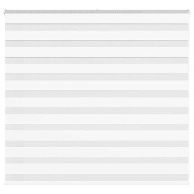 Estor cebra blanco 155x100 cm tejido ancho 150,9 cm poliéster by , Blinds and blinds - Ref: Foro24-4014740, Price: 25,65 €, D...