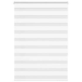 Estor cebra blanco 105x150 cm tejido ancho 100,9 cm poliéster de , Persianas y estores - Ref: Foro24-4014756, Precio: 27,37 €...