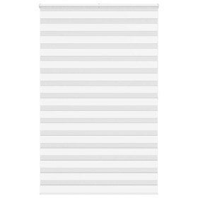 Estor cebra blanco 140x200 cm tejido ancho 135,9 cm poliéster by , Blinds and blinds - Ref: Foro24-4014789, Price: 35,36 €, D...