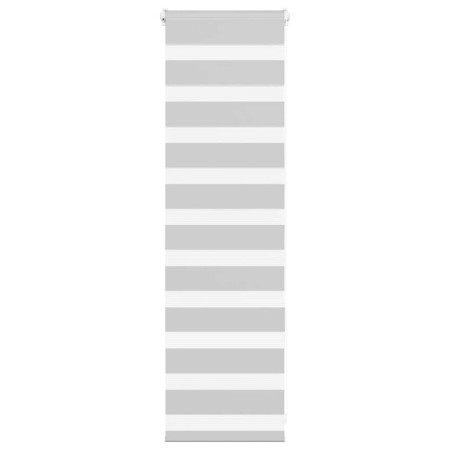 Estor cebra gris claro 45x100cm tejido ancho 40,9 cm poliéster by , Blinds and blinds - Ref: Foro24-4014406, Price: 16,20 €, ...