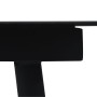 Juego de comedor de jardín 9 piezas ratán PVC negro de vidaXL, Conjuntos de jardín - Ref: Foro24-3060272, Precio: 633,83 €