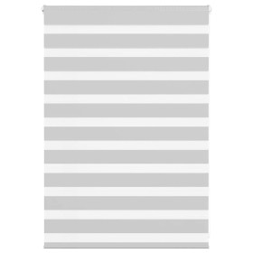 Estor cebra gris claro 110x100cm tejido ancho 105,9cm poliéster by , Blinds and blinds - Ref: Foro24-4014419, Price: 23,47 €,...