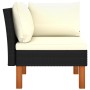 Sofás de esquina 2 uds ratán sintético y madera de eucalipto von vidaXL, Modulare Sofas für den Außenbereich - Ref: Foro24-31...