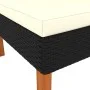 Sofás de esquina 2 uds ratán sintético y madera de eucalipto by vidaXL, Modular outdoor sofas - Ref: Foro24-315767, Price: 12...