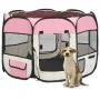 Faltbare Hundepark-Tragetasche, rosa, 90 x 90 x 58 cm von vidaXL, Hundehütten und Zäune - Ref: Foro24-171009, Preis: 43,89 €,...