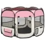 Faltbare Hundepark-Tragetasche, rosa, 90 x 90 x 58 cm von vidaXL, Hundehütten und Zäune - Ref: Foro24-171009, Preis: 43,89 €,...