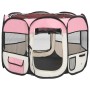 Faltbare Hundepark-Tragetasche, rosa, 90 x 90 x 58 cm von vidaXL, Hundehütten und Zäune - Ref: Foro24-171009, Preis: 44,82 €,...
