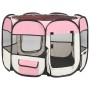 Faltbare Hundepark-Tragetasche, rosa, 90 x 90 x 58 cm von vidaXL, Hundehütten und Zäune - Ref: Foro24-171009, Preis: 44,82 €,...
