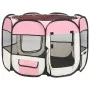 Faltbare Hundepark-Tragetasche, rosa, 90 x 90 x 58 cm von vidaXL, Hundehütten und Zäune - Ref: Foro24-171009, Preis: 43,89 €,...