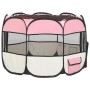 Faltbare Hundepark-Tragetasche, rosa, 90 x 90 x 58 cm von vidaXL, Hundehütten und Zäune - Ref: Foro24-171009, Preis: 44,82 €,...