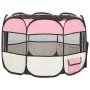 Faltbare Hundepark-Tragetasche, rosa, 90 x 90 x 58 cm von vidaXL, Hundehütten und Zäune - Ref: Foro24-171009, Preis: 43,89 €,...