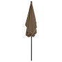 Garden umbrella with taupe gray pole 210x140 cm by vidaXL, Umbrellas - Ref: Foro24-315546, Price: 40,69 €, Discount: %
