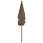 Sombrilla de jardín con palo gris taupe 210x140 cm de vidaXL, Sombrillas - Ref: Foro24-315546, Precio: 39,95 €, Descuento: %