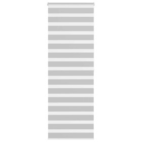 Estor cebra gris claro 80x200cm tejido ancho 75,9 cm poliéster by , Blinds and blinds - Ref: Foro24-4014465, Price: 24,83 €, ...
